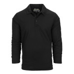 Army Polo Tactical Black Quick Dry Lange mouw