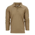 Army Polo Tactical Coyote Quick Dry Lange mouw