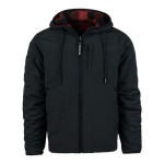 2 in 1 Jas!! Reversible Sherpa en softshell jas! Kleur Zwart/Rood